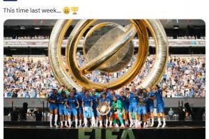 爽赚1个亿!切尔西官推回忆世俱杯夺冠:一周前的此刻😁🏆