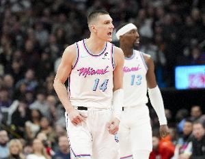 名嘴:热火阵容杂乱无章但擅长后程发威 进季后赛应该没问题