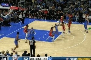  仙人指路！哈滕妙传助攻维金斯上篮得手 雷霆领先20分打停鹈鹕